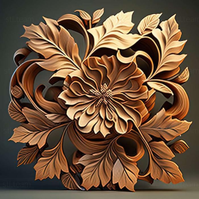 3D модель Калофія квіткова (STL)